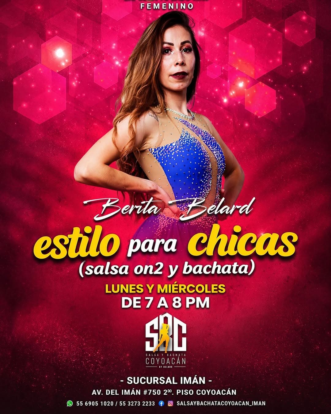 Estilo para chicas (salsa on2 y bachata)