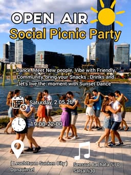 Open Air Social Picnic Party