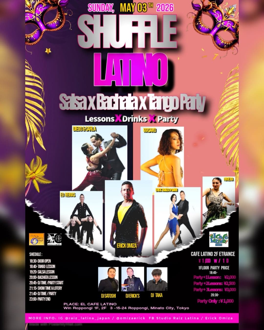 SHUFFLE LATINO Social