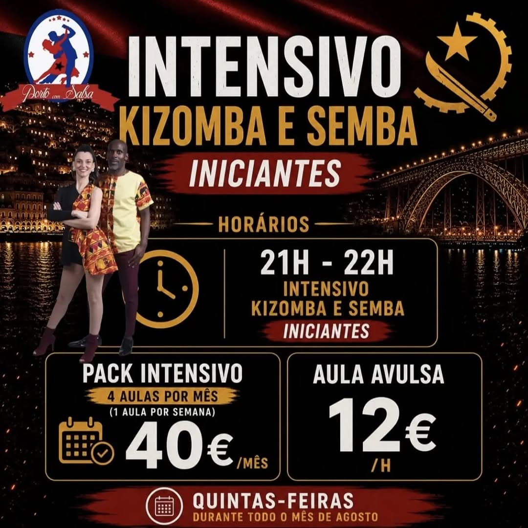 Intensivo de Kizomba & Semba – Iniciantes