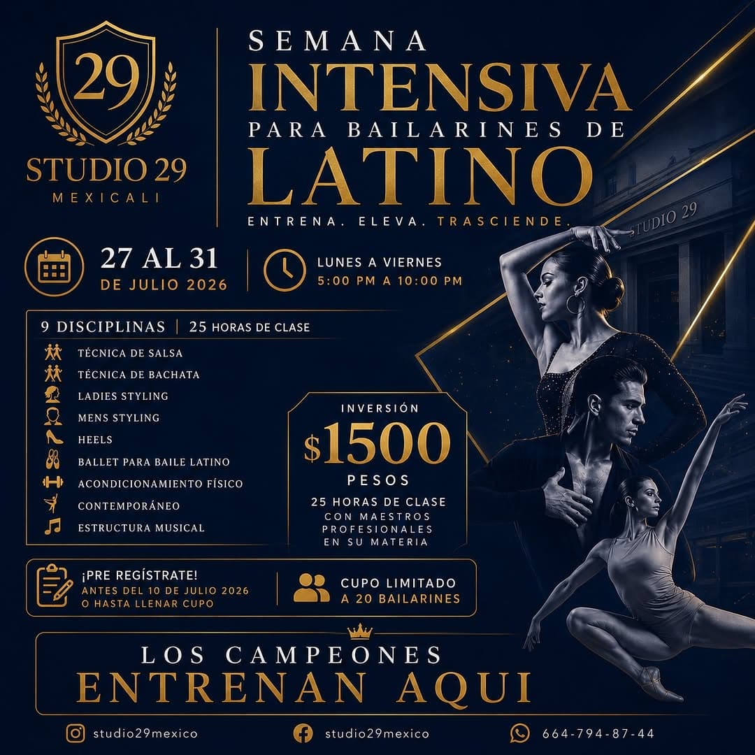 Semana Intensiva para Bailarines de Latino