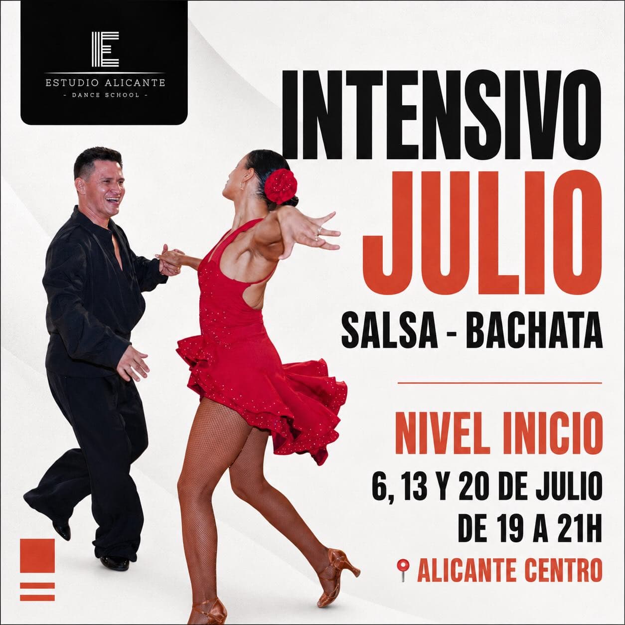 Intensivo Julio Salsa - Bachata Nivel Inicio