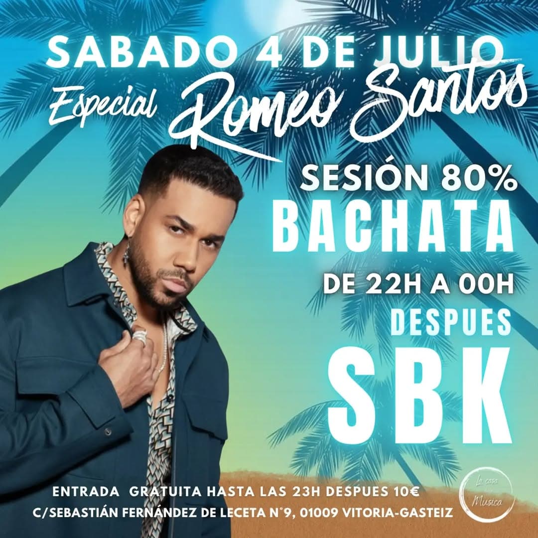 Especial Romeo Santos y Fiesta SBK