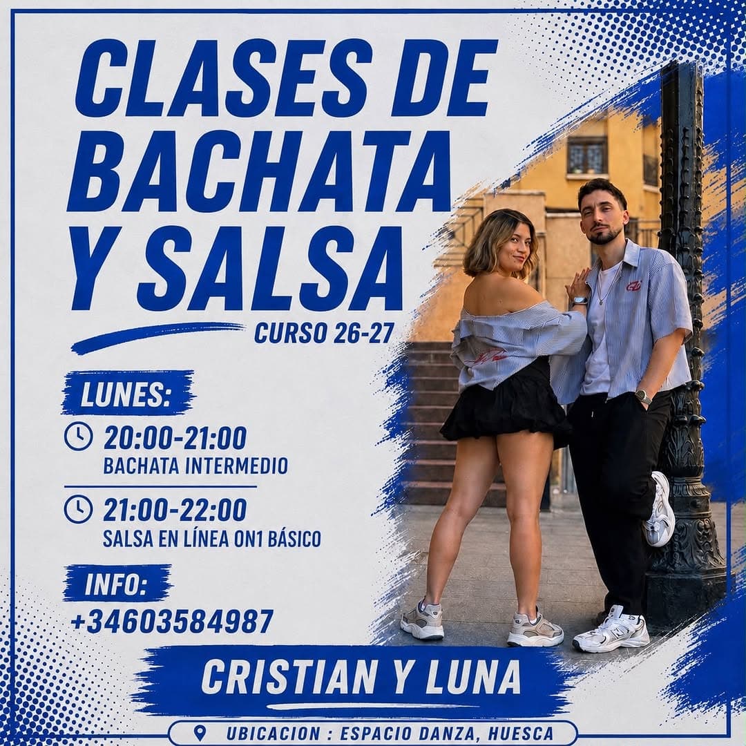 Clases de Bachata y Salsa Curso 26-27