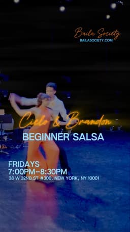 Beginner Salsa Fridays with Cielo & Brandon