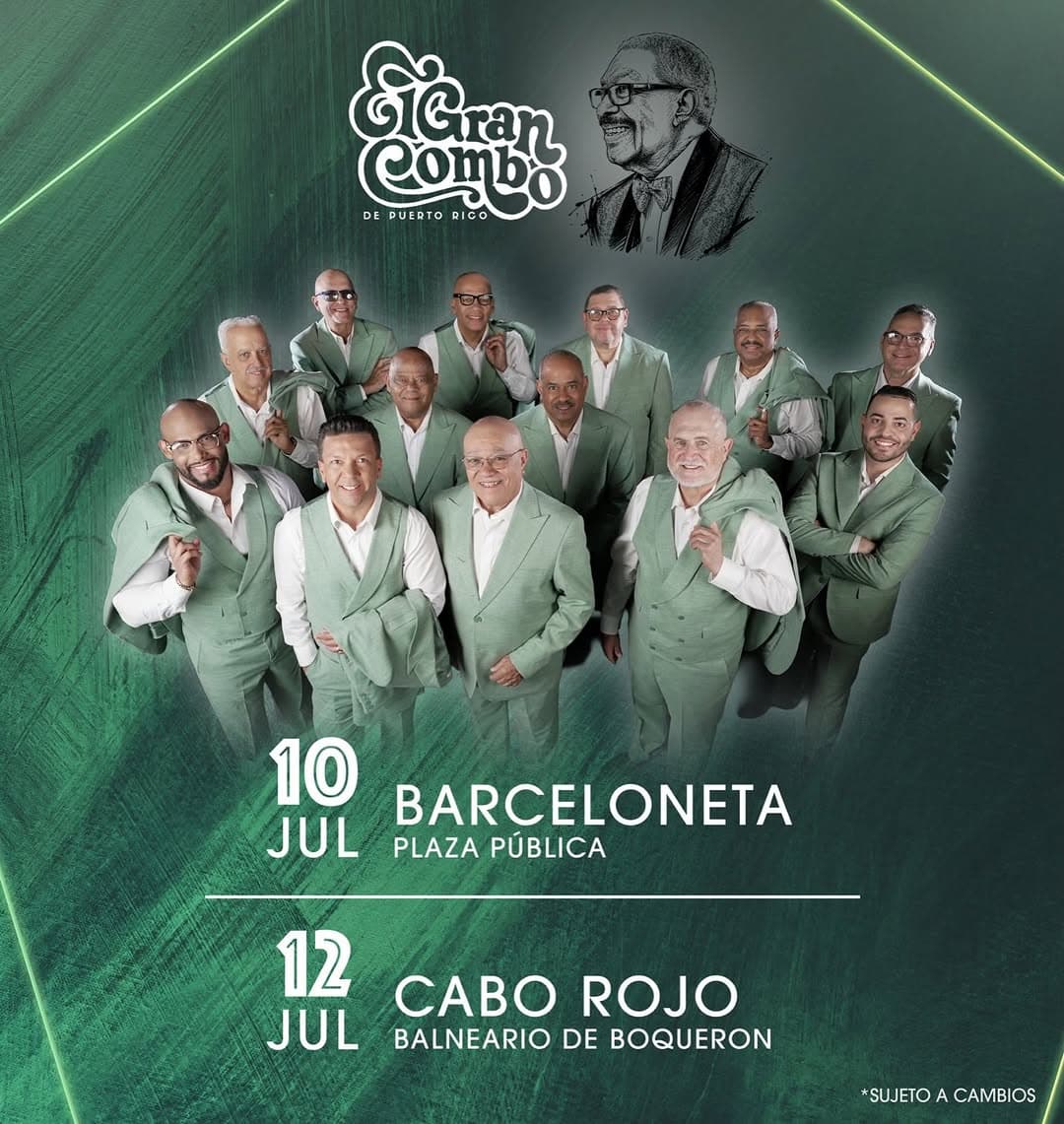 El Gran Combo de Puerto Rico en Barceloneta y Cabo Rojo