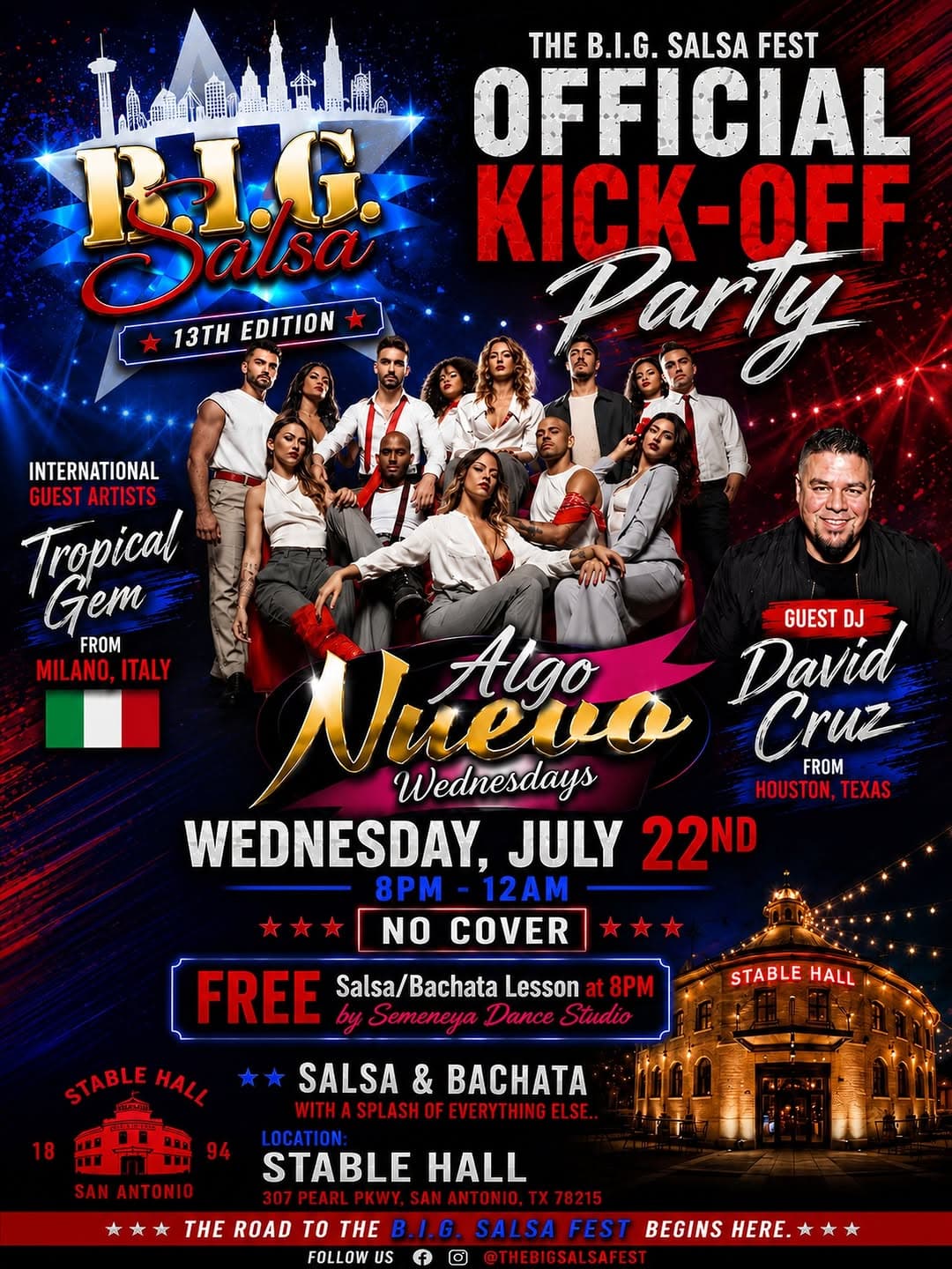 Official Kick-Off Party at Algo Nuevo Wednesdays