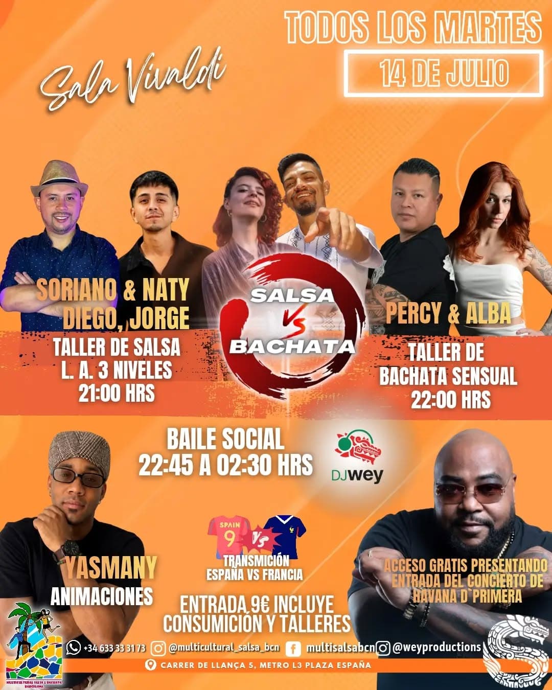 Salsa vs Bachata