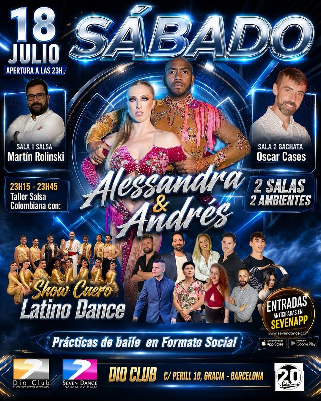 Sábado 18 de julio en Dio Club