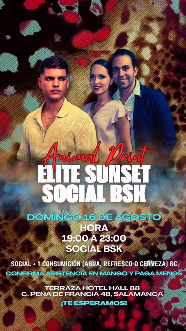 Animal Print Elite Sunset Social BSK