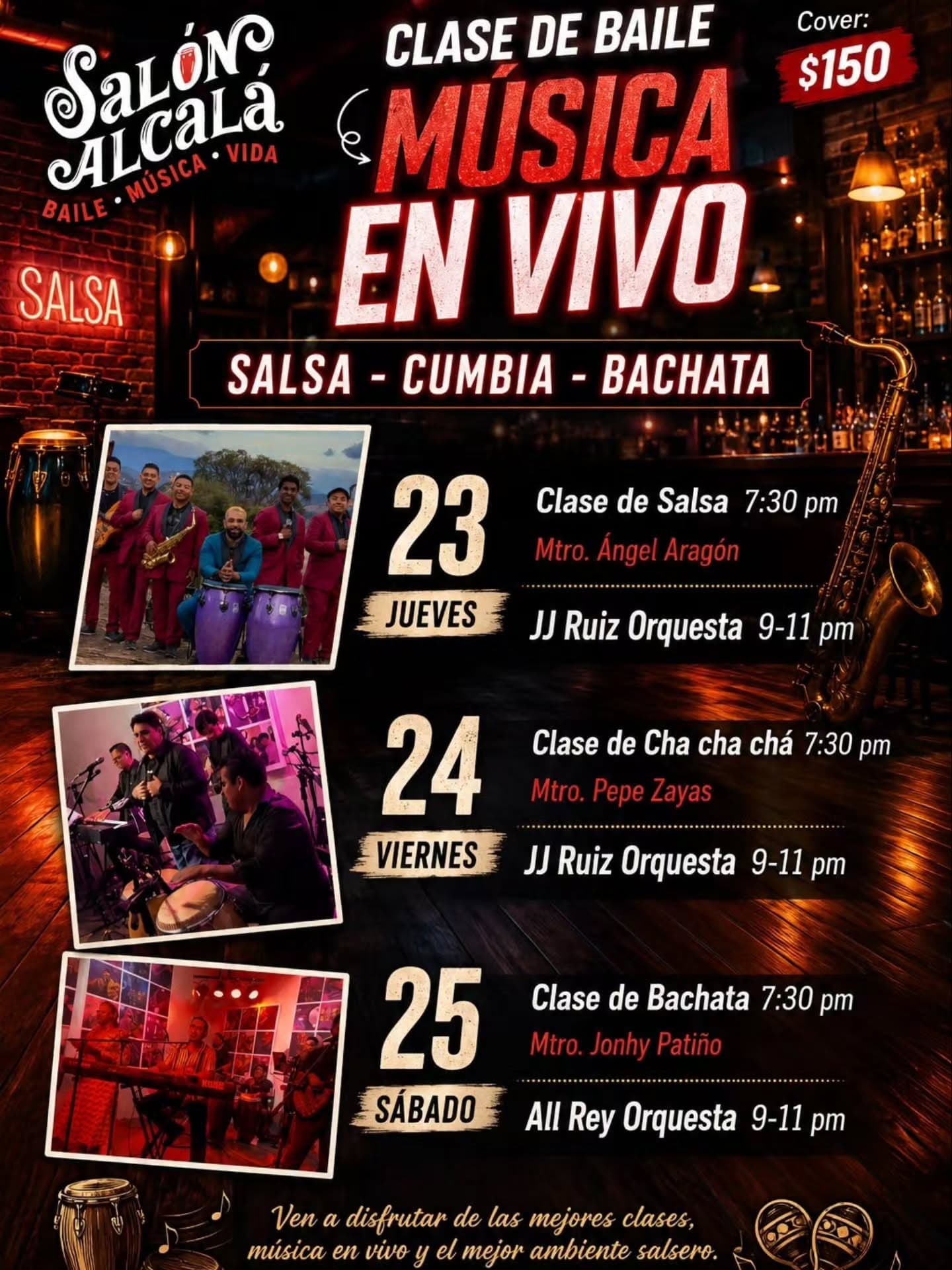 Salón Alcalá - Música en vivo y baile social