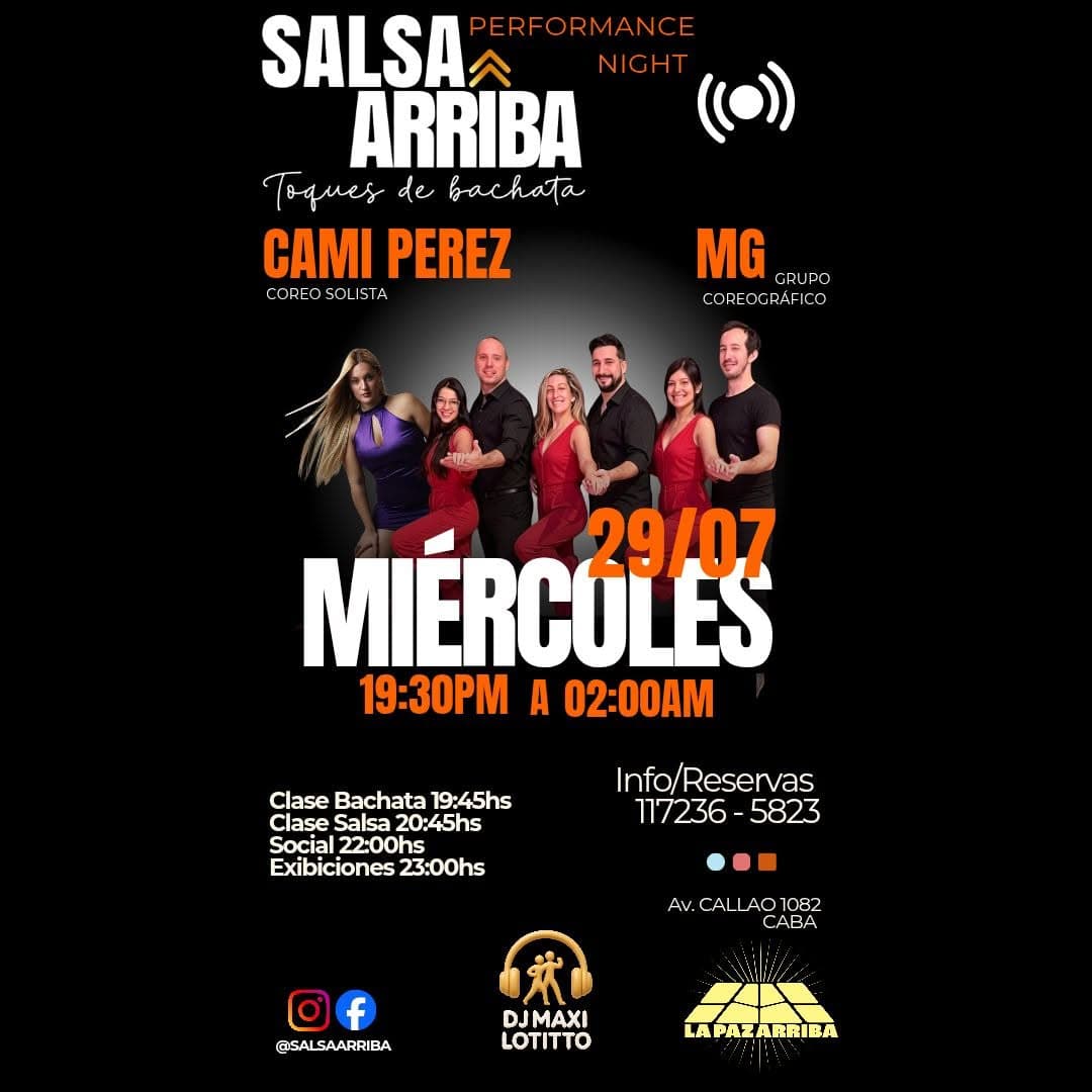 Performance Night - Salsa Arriba