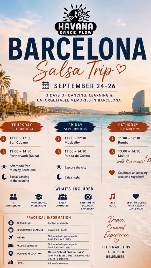 Barcelona Salsa Trip 2026