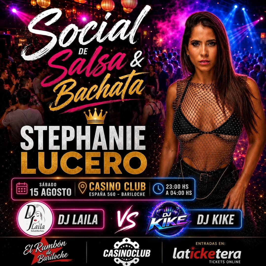 Instructorado Intensivo con Stephanie Lucero + Social de Salsa y Bachata