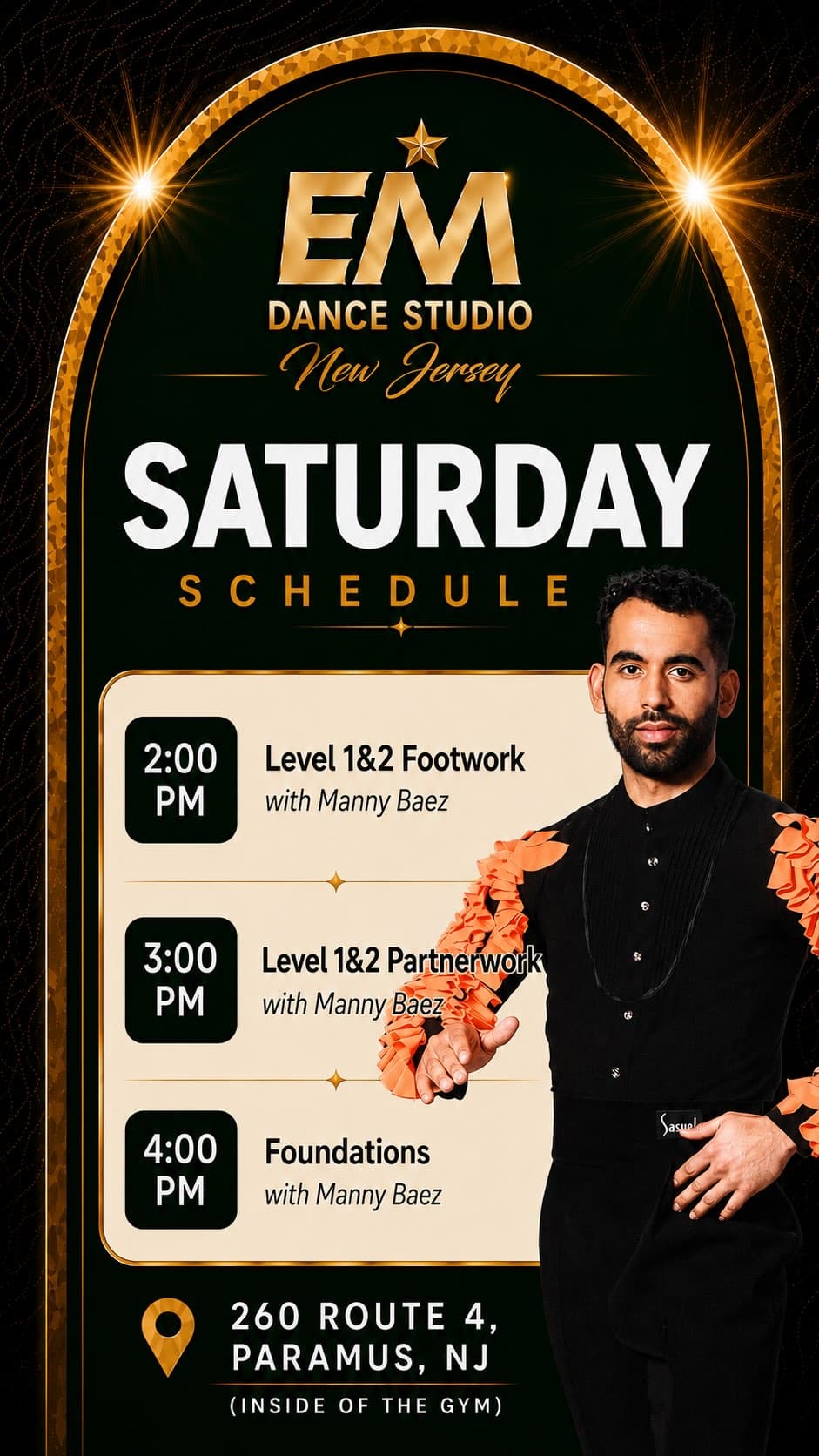Saturday Schedule with Manny Baez