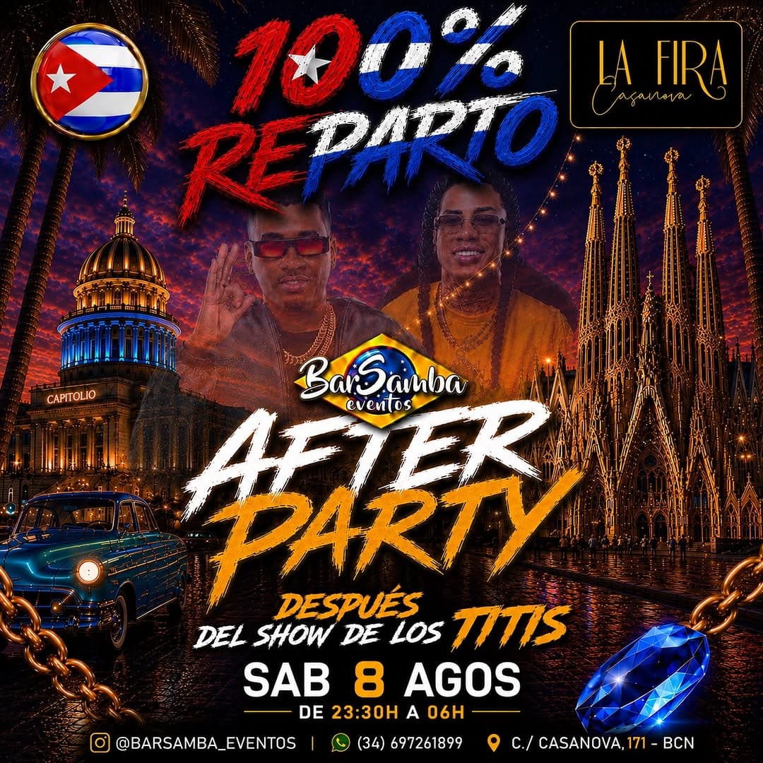 After Party 100% Reparto después del show de Los Titis