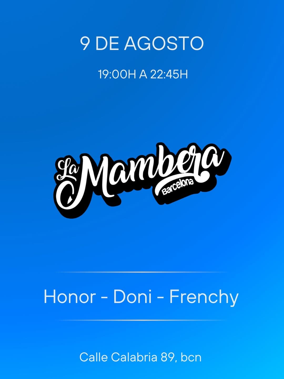 La Mambera BcN