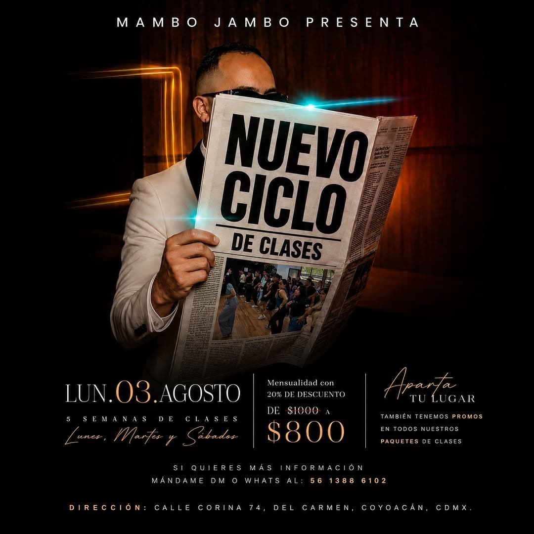 Nuevo ciclo de clases de salsa