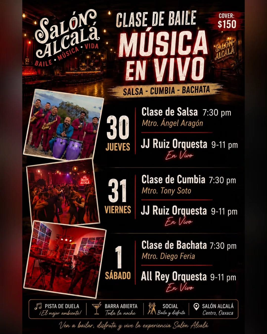 Salón Alcalá cartelera de actividades
