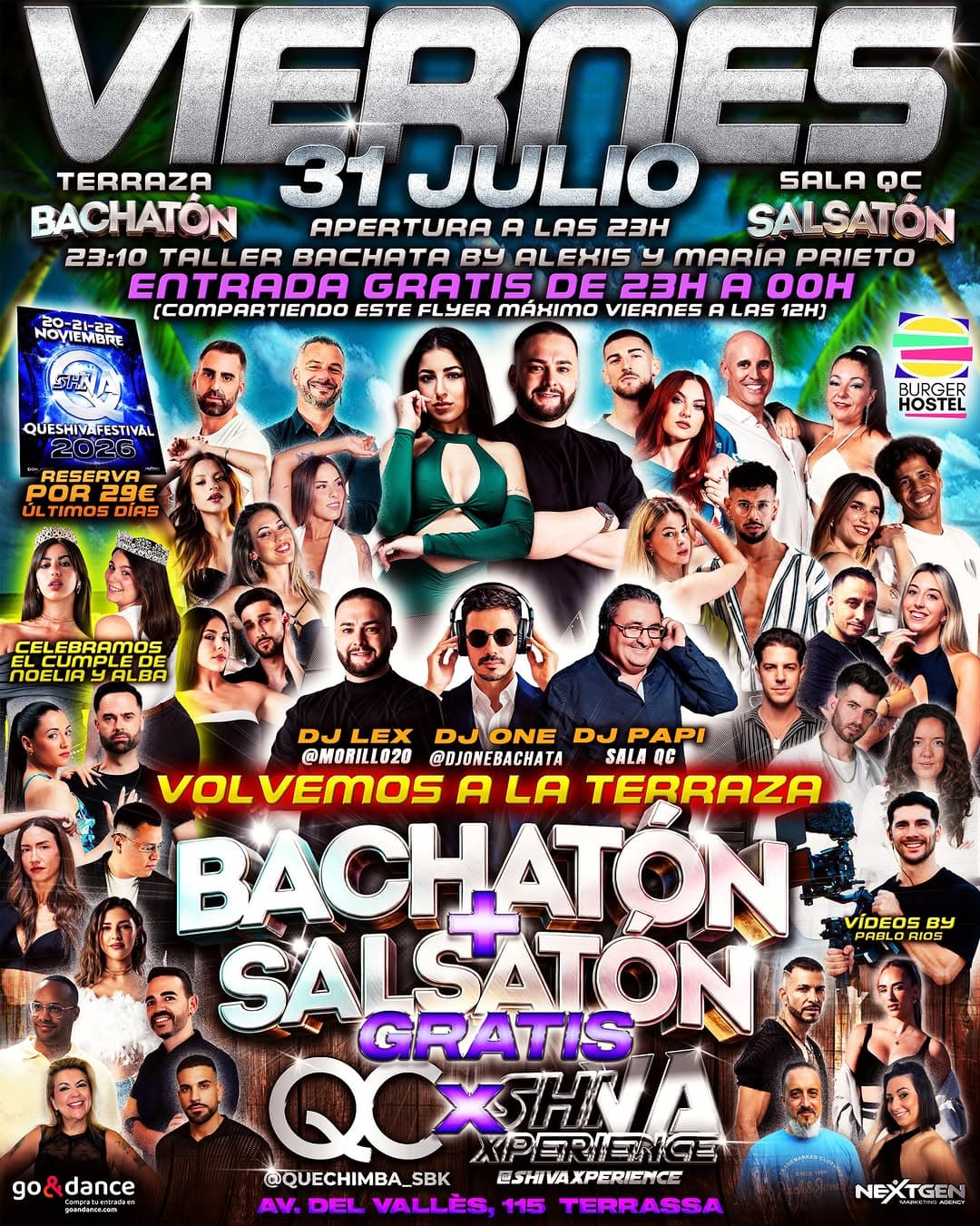 Bachatón + Salsatón Gratis en QC x Shiva