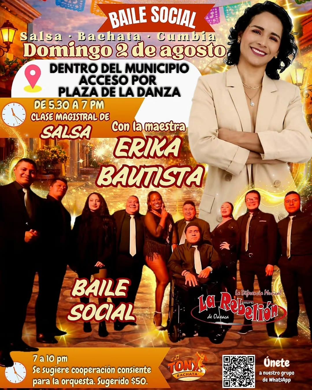 Baile Social Domingo 2 de agosto