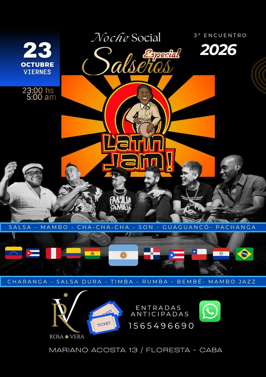 3° Encuentro Noche Baile Social Especial Salseros