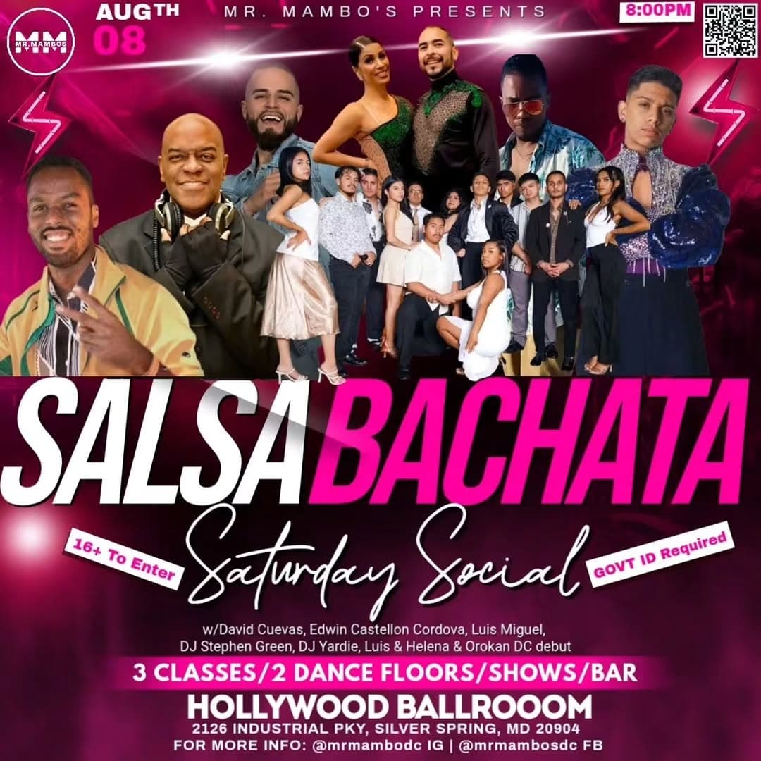 Mr. Mambo's Salsa Bachata Saturday Social