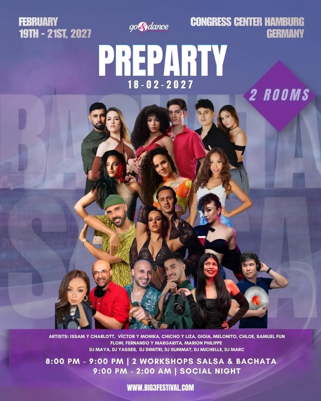 BIG 3 Festival Hamburg 2027 Pre-Party