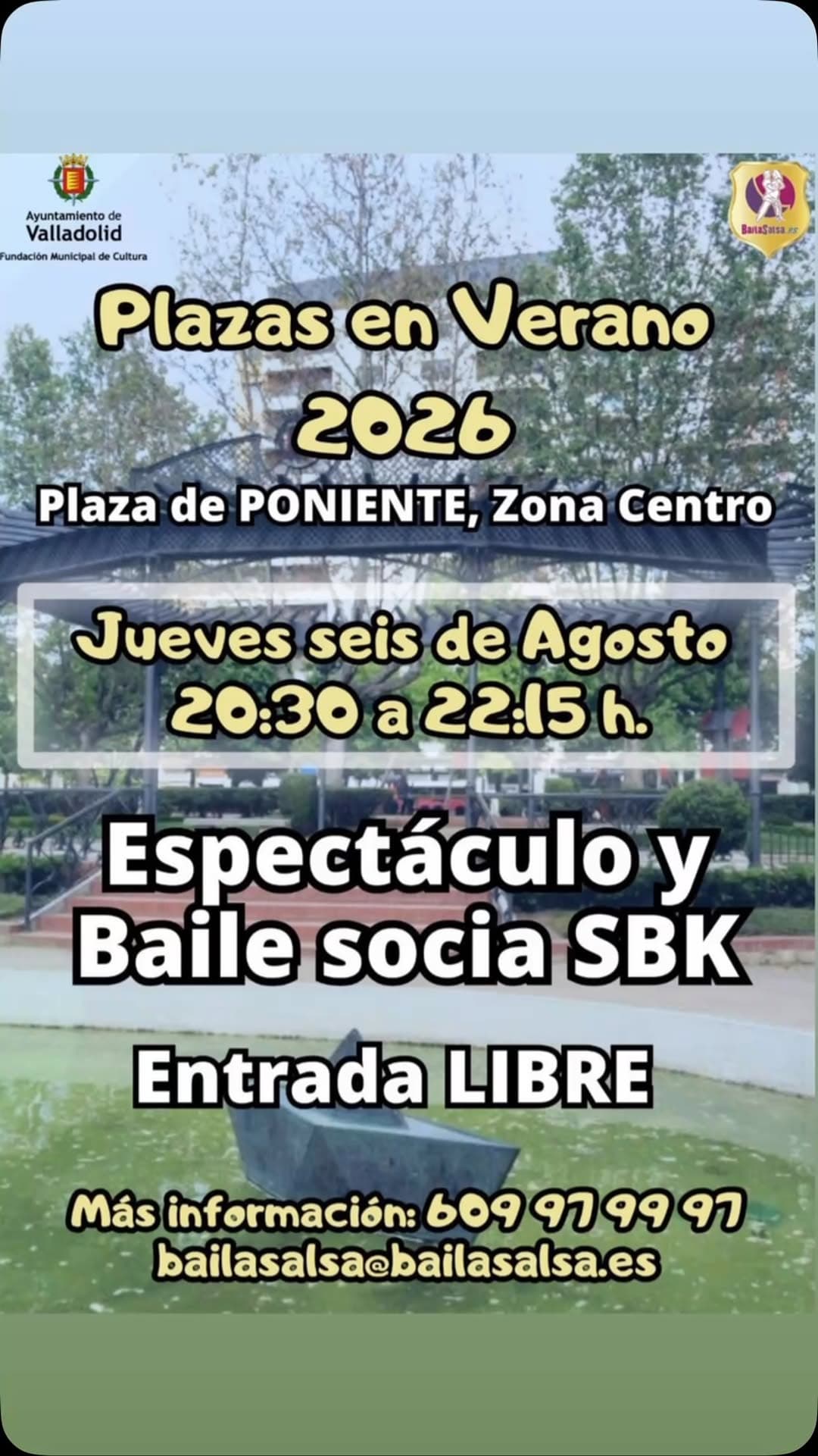 Espectáculo y Baile social SBK