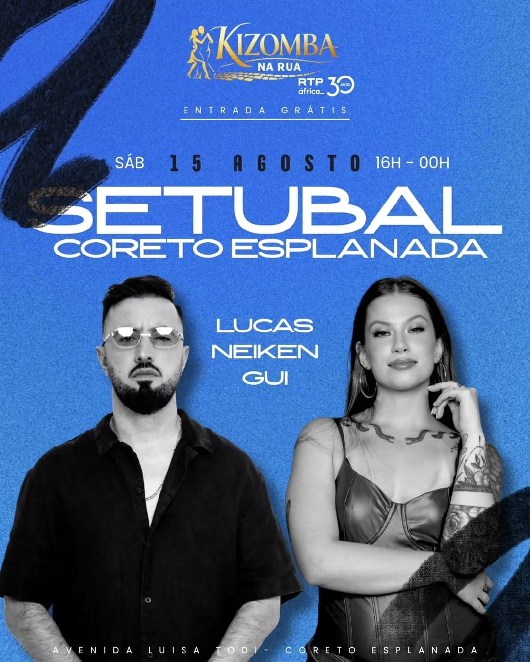 Kizomba na Rua em Setúbal
