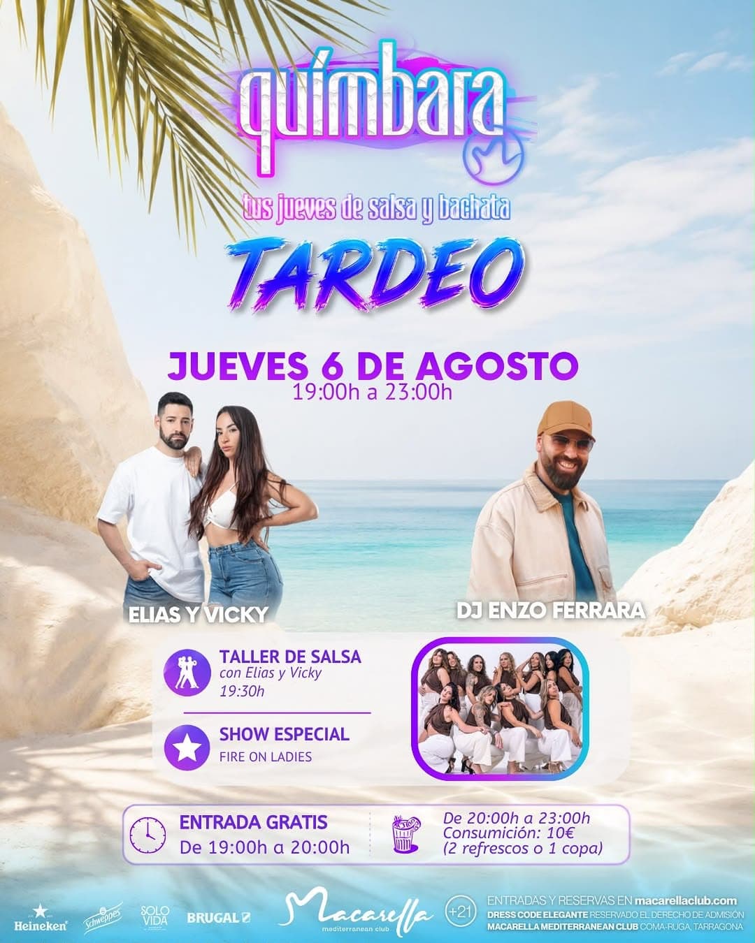Quimbará Tardeo de Salsa y Bachata