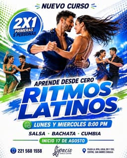 Nuevo curso de Ritmos Latinos