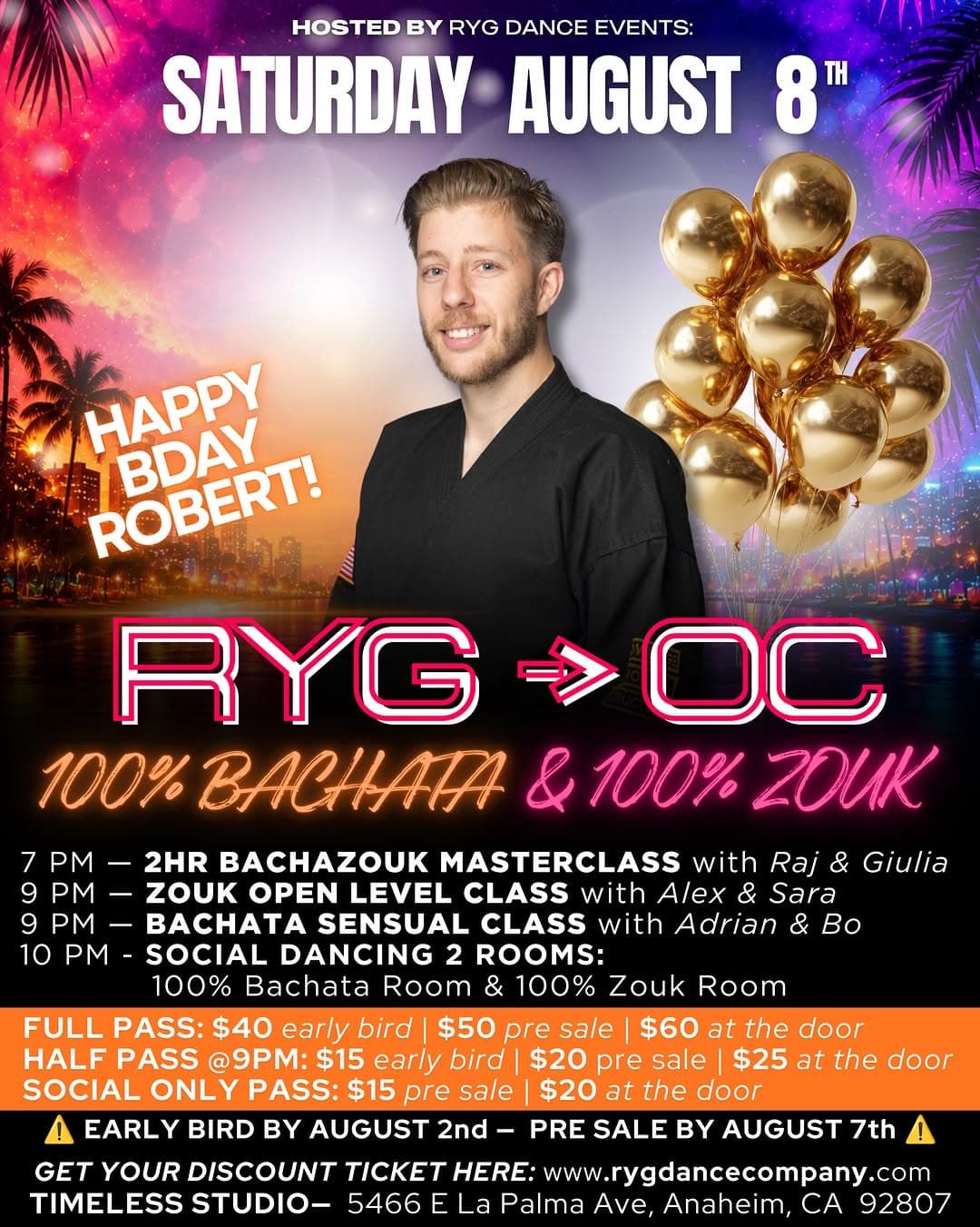 RYG – OC Social & Workshops