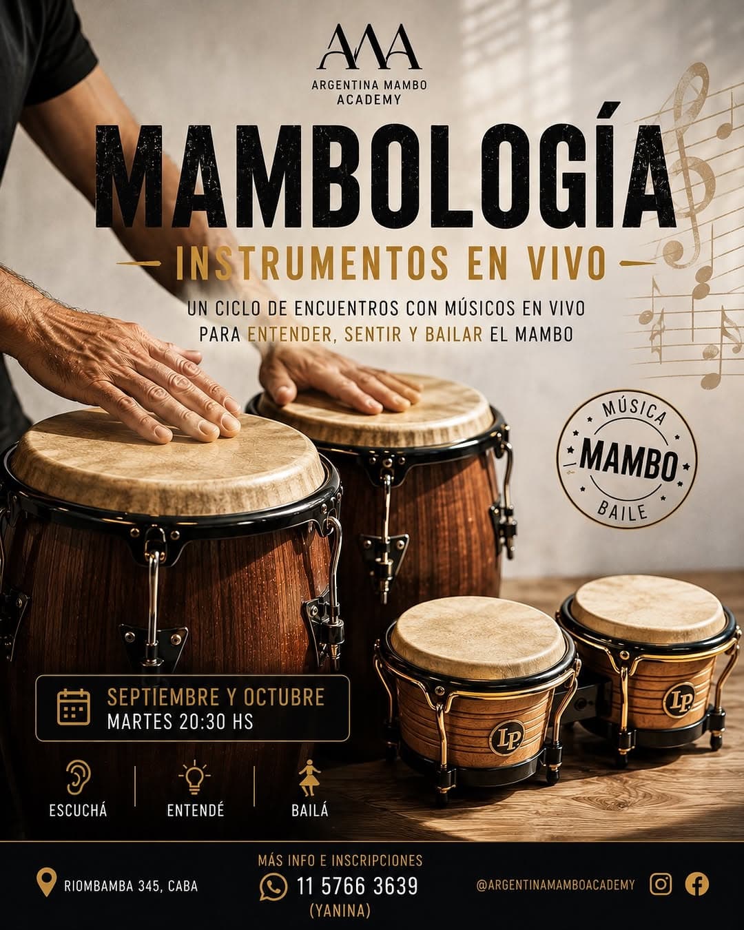 Mambología | Instrumentos en Vivo