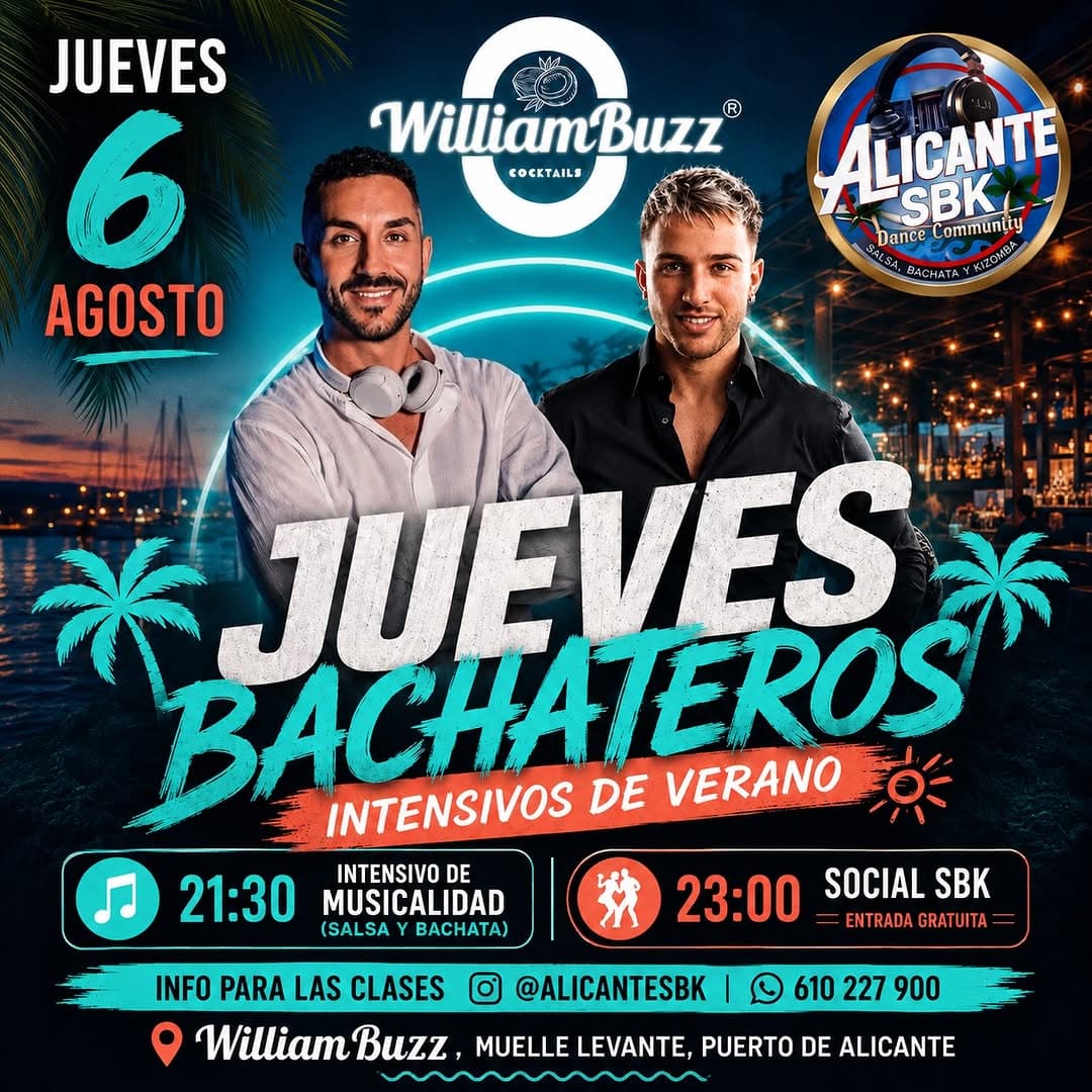 Intensivo de Musicalidad (Salsa y Bachata) + Social SBK
