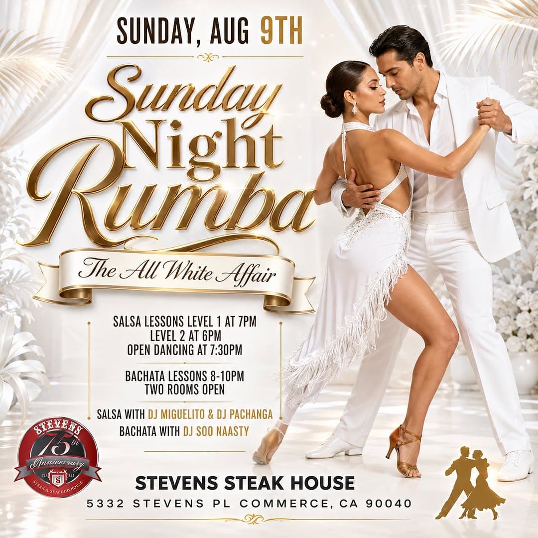 Sunday Night Rumba - The All White Affair